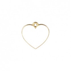 DECO CUORE BIANCO/DORATO [TONO18674-00.jpg]