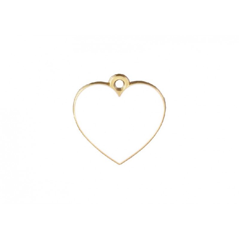DECO CUORE BIANCO/DORATO [TONO18674-00.jpg]