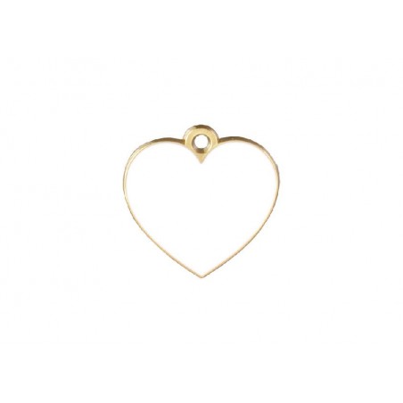 DECO CUORE BIANCO/DORATO [TONO18674-00.jpg]