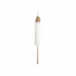 ***SCATOLA 4 CANDELE A MATITA BIANCA 21c [TONO23002-00.jpg]