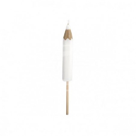 ***SCATOLA 4 CANDELE A MATITA BIANCA 21c [TONO23002-00.jpg]