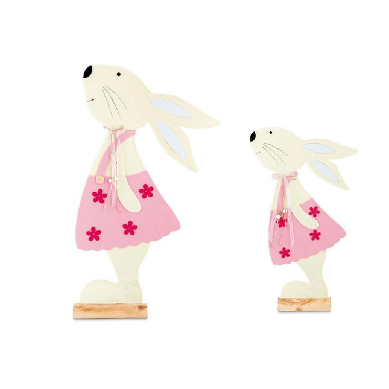 ---SET DI 2 CONIGLIETTE ROSA 62-84 cm [TONO26311-00.jpg]