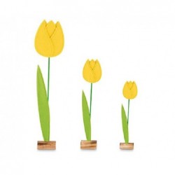 ---SET DI 3 TULIPANI GIALLI 26-34-48cm [TONO26316-00.jpg]