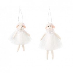 SET 2 PECORE C/TULLE BIANCO APPENDIB. [TONO26524-00.jpg]