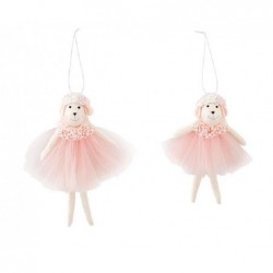SET 2 PECORE C/TULLE ROSA APPENDIB. [TONO26527-00.jpg]