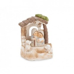---NATIVITA'CAPANNA GLITTER 8cm [TONO26726-00.jpg]