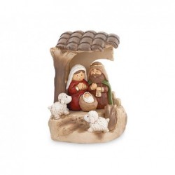 ---NATIVITA'ROSSA CAPANNA 12cm [TONO26732-00.jpg]