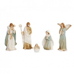 ---NATIVITA' 5soggetti PORCELLANA 23x20c [TONO27062-00.jpg]
