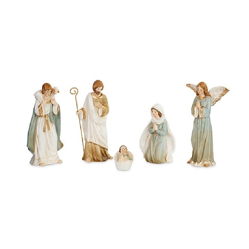 ---NATIVITA' 5soggetti PORCELLANA 23x20c [TONO27062-00.jpg]