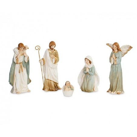 ---NATIVITA' 5soggetti PORCELLANA 23x20c [TONO27062-00.jpg]