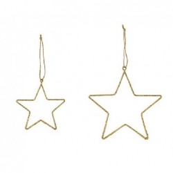 ---SET 2 STELLE GLITTER ORO 10-16cm [TONO27342-00.jpg]