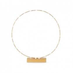 ---CERCHIO ORO CON LED SU BASE d56x58cm [TONO27350-00.jpg]