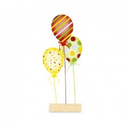 3 PALLONCINI FELTRO SU BASE h54cm [TONO27666-00.jpg]