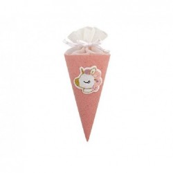 CONO ROSA UNICORNO RICAMATO [TONO28262-00.jpg]