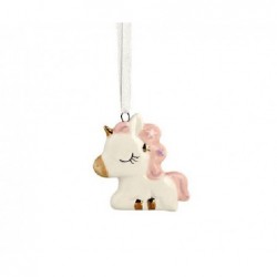UNICORNO PORCELLANA DA APPENDERE [TONO28399-00.jpg]