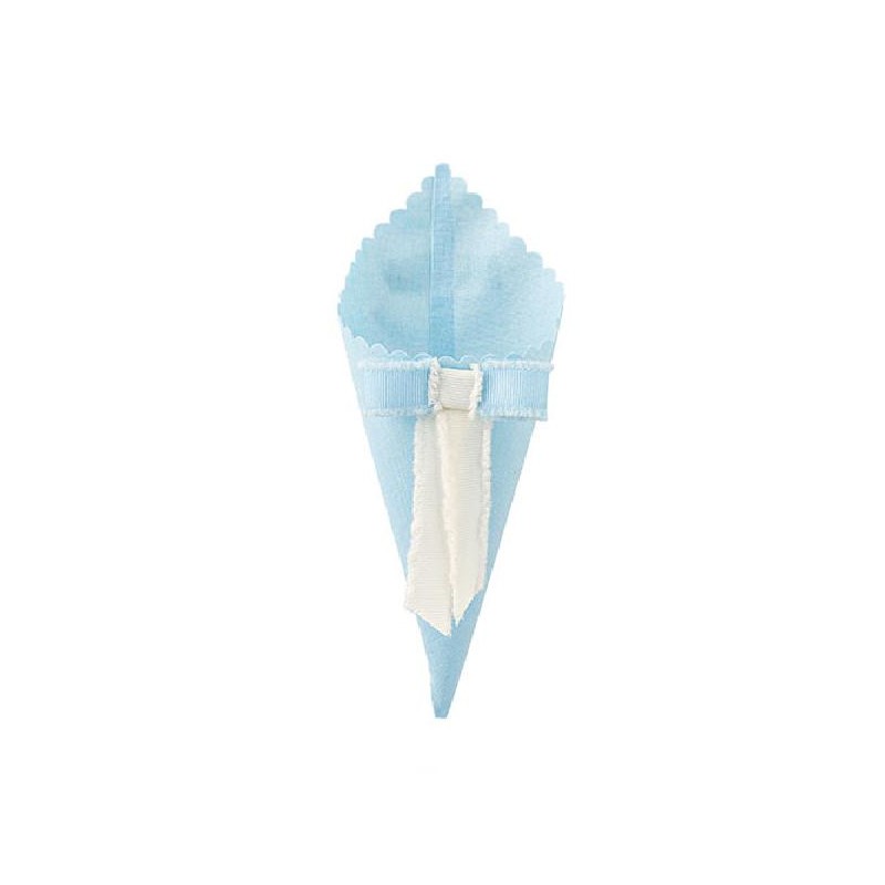 CONO CELESTE CON FIOCCO 17cm [TONO28563-00.jpg]