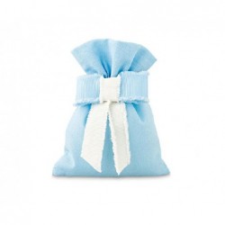 SACCHETTO CELESTE CON FIOCCO 10x14cm [TONO28564-00.jpg]