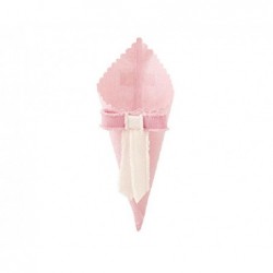 CONO ROSA CON FIOCCO 17cm [TONO28568-00.jpg]