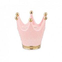 ---CORONA SALVADANAIO ROSA 10cm [TONO28679-00.jpg]