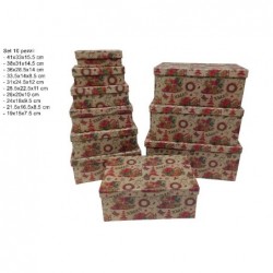 ---SET 10 SCATOLE Rett. NATURA DECOR NAT MISURE DA 15x19x7,5cm A 33x41x16cm [2650033-00.jpg]