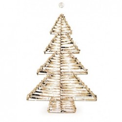 ---ALBERO ORO 600 MICRO LED CALDA h.80cm [TONO40788-00.jpg]