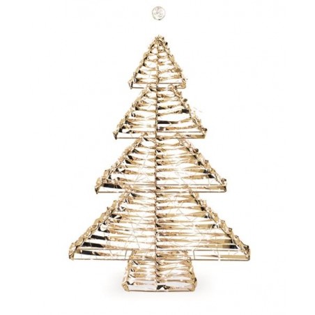 ---ALBERO ORO 600 MICRO LED CALDA h.80cm [TONO40788-00.jpg]
