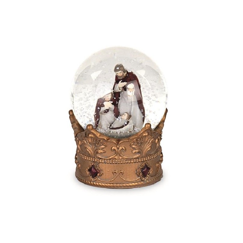 ---NATIVITA SU CORONA ACQUA d.8-h.9cm [TONO40860-00.jpg]