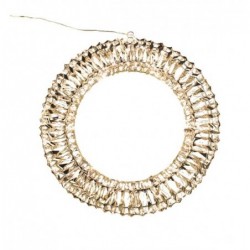 ---CORONA ORO 720 LED LUCE CALDA d.50cm USO INTERNO/ESTERNO a CORRENTE [TONO40792-00.jpg]