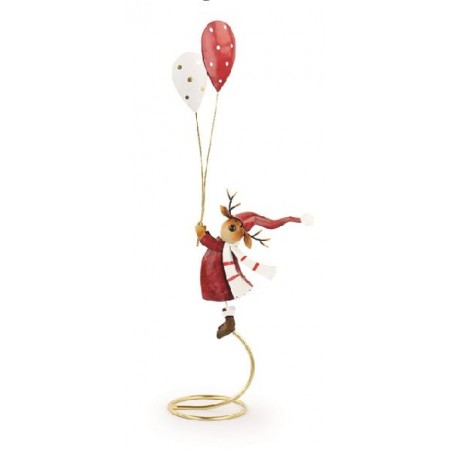 RENNA LATTA C/PALLONCINI h.42cm [TONO40518-00.jpg]