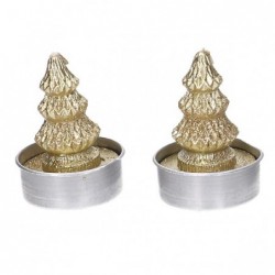 SET 6 CANDELE ALBERO ORO d.4,5xh6cm [0710062-20.jpg]