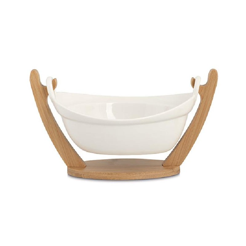 ---CIOTOLA CERAMICA C/SUPPORTO BAMBOO L25x15h [TONO28717-00.jpg]