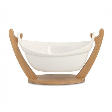 ---CIOTOLA CERAMICA C/SUPPORTO BAMBOO L25x15h [TONO28717-00.jpg]