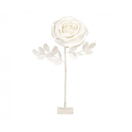 ---ROSA AVORIO CON STELO d30 h77cm [TONO28722-00.jpg]