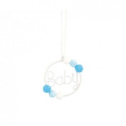 ---CERCHIO BABY PON PON AZZURRO 6cm [TONO28792-00.jpg]