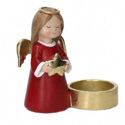 ANGELO RESINA ROSSO P/CANDELA ORO h.11cm [9015216-10.jpg]