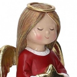 ANGELO RESINA ROSSO P/CANDELA ORO h.11cm [9015216-20.jpg]