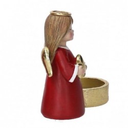 ANGELO RESINA ROSSO P/CANDELA ORO h.11cm [9015216-30.jpg]