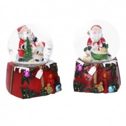 PALLA VETRO MUSICA/LED BABBO NATALE 16cm [9011103-00.jpg]