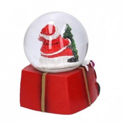 PALLA VETRO MUSICA/LED BABBO NATALE 16cm [9011103-20.jpg]