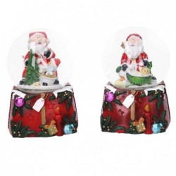 PALLA VETRO MUSICA/LED BABBO NATALE 16cm [9011103-50.jpg]