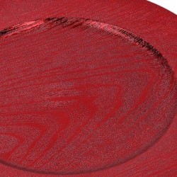 SOTTOPIATTO RIGIDO d.33cm ROSSO EFFETTO LEGNO [9015241-20.jpg]