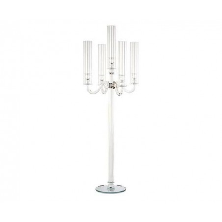 CANDELABRO VETRO 5 BRACCI h119cm [TONO28849-00.jpg]