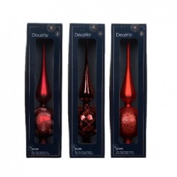 PUNTALE VETRO 31cm ROSSO LUCIDO/OPACO [9010118-10.jpg]