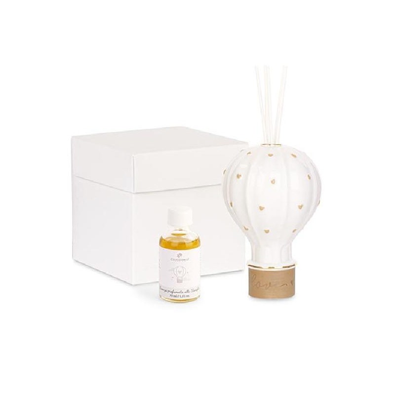 ---DIFFUSORE MONGOLFIERA BEIGE 13cm CON SCATOLA E PROFUMO [TONO28897-00.jpg]