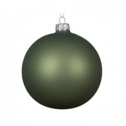 SFERA VETRO OPACO VERDE ROSMARINO d.10cm [9010131-00.jpg]