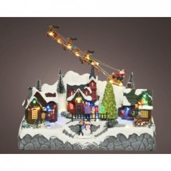 PAESAGGIO INNEVATO MUSICA,LUCI,MOVIMENTO ALIMENTAZIONE A CORRENTE 34x18xh28cm [9015081-10.jpg]