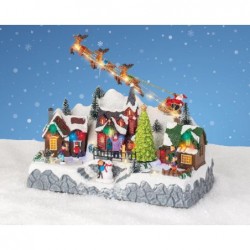 PAESAGGIO INNEVATO MUSICA,LUCI,MOVIMENTO ALIMENTAZIONE A CORRENTE 34x18xh28cm [9015081-20.jpg]