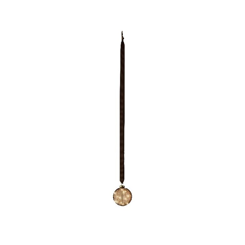 SFERA VETRO BROWN C/LED d.10cm Batteria [9015083-00.jpg]