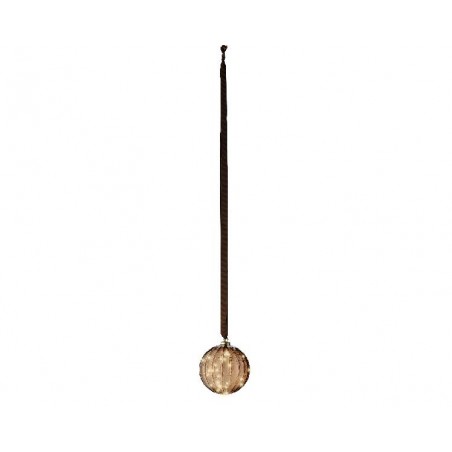 SFERA VETRO BROWN C/LED d.14cm Batteria [9015084-00.jpg]