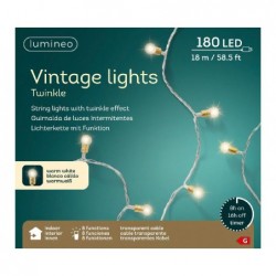 ---FILO 180 LAMPADINE Mini BIANCO CALDO FILO TRASPARENTE Lungh.TOTALE 18mt [9901006-20.jpg]